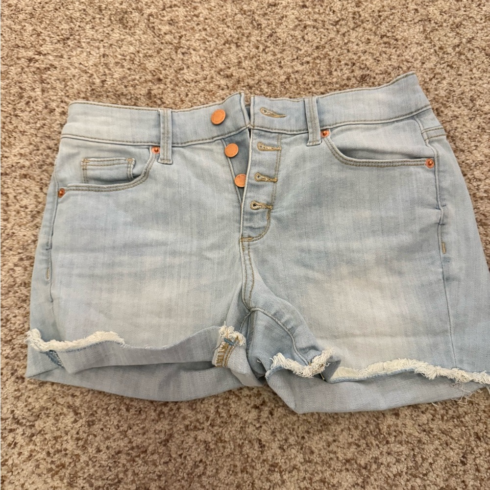 Light Blue Denim Women's Shorts